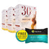 30 Days Waistline - 3 Month Pack With Free Body Wrap